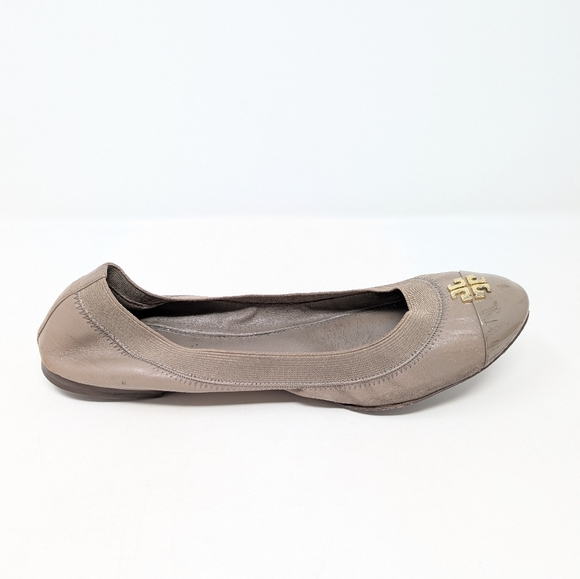 Tory Burch Beige Jolie Ballet Flats 9.5 - Picture 3 of 10